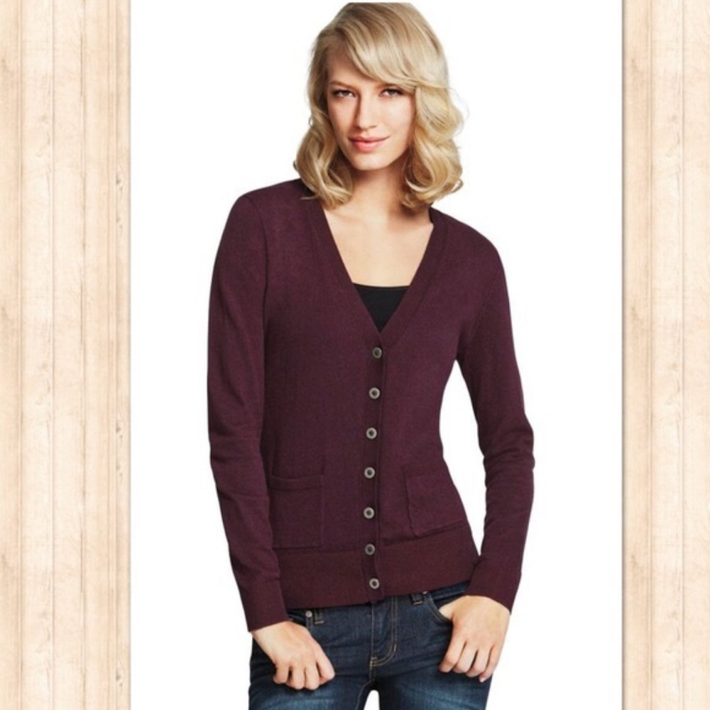 Cabi Billi Cardigan in Grape NEW